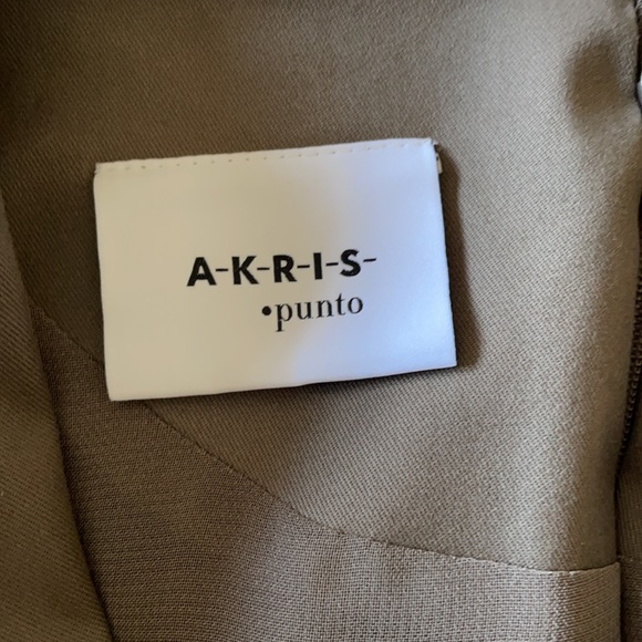 Akris Punto, khaki dress - Picture 4 of 7